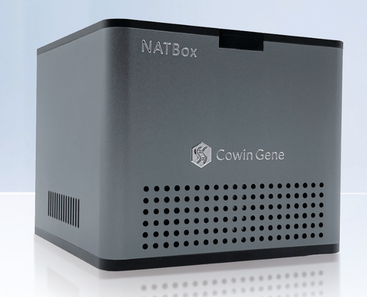 NATBox Mini II benchtop qPCR analyzer close-up